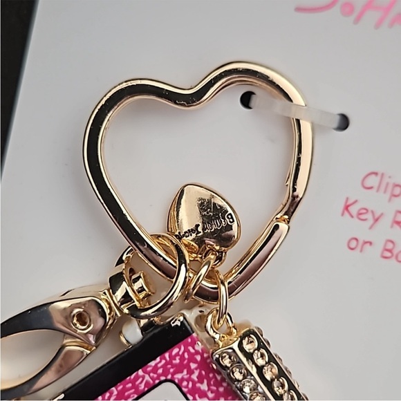 *NWT* Betsey Johnson Handbag Charm Notebook & Bling Pencil - Picture 5 of 7